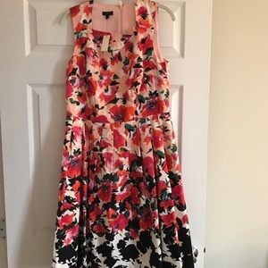 Talbots flower pattern dress